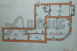2-к. квартира, 89 м², 2/5 эт.