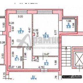 1-к. квартира, 51 м², 4/9 эт.